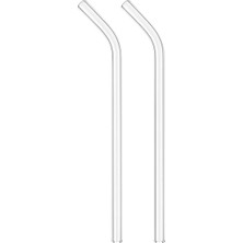 Hepta Collection Cam Pipet Set Bükülebilir, Temizleme Fırçalı Çevre Dostu, Tekrar Kullanılabilir, Dayanıklı Cam , Kah