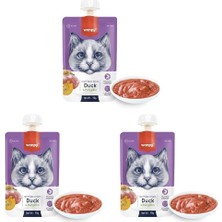 Hepta Collection Wanpy Taze Ördekli&bal Kabaklı Kedi Et Ezmesi 90 gr 3lü Paket
