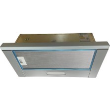 Hepta Collection Hibsan Inox Ankastre Aspiratör, Çift Motorlu, Önden Çekiş Sistemi, Bulaşık Makinesinde Yıkanabilir F