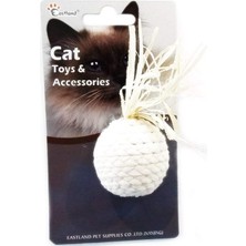 Hepta Collection Düğümlü Ip Kedi Oyuncağı, 4.5 cm Çap