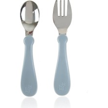 Hepta Collection Paslanmaz Çelik Çatal Kaşık Seti Gri