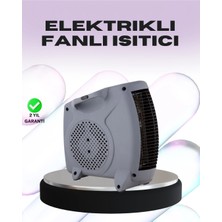 Belle Fusion Bfs Taşınabilir Fanlı Isıtıcı Elektrikli Termik Korumalı Oda Isıtıcı