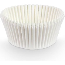 Hepta Collection Muffin Kağıt Kek Kapsülü Ince Beyaz Mini 100LÜ