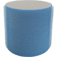 Hepta Collection 1208 Cırtlı Sünger Bigudi 4lü Çap 6cm Mavi