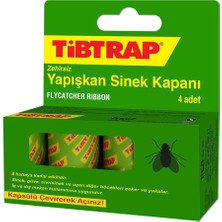 Hepta Collection Tibtrap Yapışkan Karasinek Tuzağı Zehirsiz Sinek Yapışkan Bandı