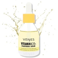 Hepta Collection Vıtayes C Vitamini%10 ve Panthenol Cilt Tonu Eşitleyici Leke Karşıtı Aydınlatıcı Nemlendirici Serum,