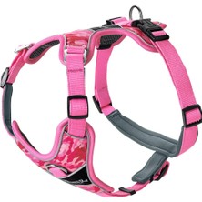 Hepta Collection Divo Camouflage Göğüs Tasması L Pembe