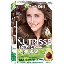 Hepta Collection Nutrisse Yoğun Besleyici Kalıcı Krem Saç Boyası 6 Koyu Karamel