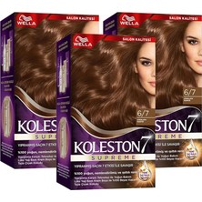 Hepta Collection Supreme Saç Boyası 6/7 Çikolata Kahve X3'lü Set