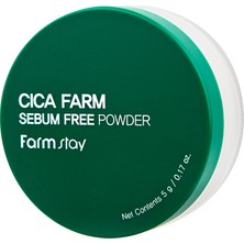 Farmstay Cıca Farm Sebum Free Powder 5 g - Yağ Dengeleyici Centella Özlü Pudra