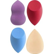 Hepta Collection 4 Lü Makyaj Süngeri, Fondöten Süngeri, Pudra Süngeri, Kapatıcı Süngeri, Güneş Kremi Süngeri, Bb Krem