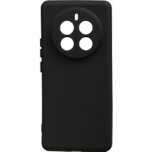 Hepta Collection Lavderuar Silikon Kapak Kılıf (Siyah, Realme 12 Pro 5g)