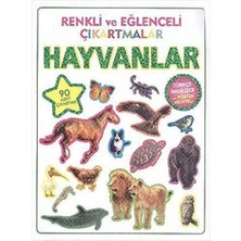 Hepta Collection Renkli ve Eğlenceli Çıkartmalar Hayvanlar: (Türkçe Ingilizce ve Poster Hediyeli - 90 Adet Çıkartma)