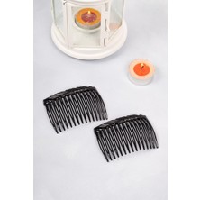 Hepta Collection Siyah Tarak Toka 2 Adet,kadın Çocuk Mandal Toka, Lastik Toka Seti, Toka Organizer, Toka, Kız Çocuk T