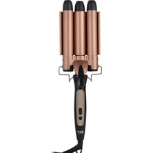 Hepta Collection KB3060 25MM Dijital Ekranlı Su Dalgası (Wag) Siyah Saç Maşası