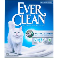 Hepta Collection Clean Total Cover Ekstra Güçlü Topaklanan Kedi Kumu, Hijyen Plus Formül, 10 L