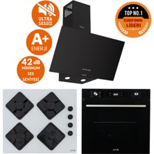 Ferre ve Afm Tech Markalı Rao Sessiz Turbo Dijital 8 Prog Ankastre Set (D086-SA +FM7700 +FM-BD2201)