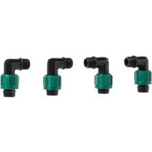 Hepta Collection 25 x 1/2 Inç Yassi Damla Sulama Erkek Dirsek