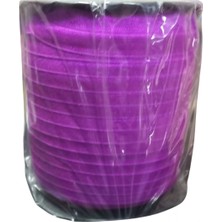 MiraLive Çamaşır Lastiği Düz 1 cm  75 Metre 1 Top Mor