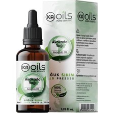 Hepta Collection Kaoils Avokado Yağı 30 ml | Soğuk SIKIM%100 Saf & Doğal | Avocado Oil | Cilt & Saç Için Yoğun Nemlen