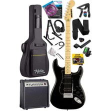 Hepta Collection RPH-40BK-30AMP Full Black 30W Amfili Elektro Gitar Seti Hsh Manyetik Maple Klavye Üst Kalite