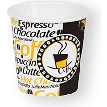 Hepta Collection Aygün - [ Cup ] 4 Oz Bardak - 100 ml - 300 Adet Kaliteli Bardak - Türk Kahvesi, Espresso, Sızdırmaz,