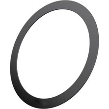 Hepta Collection Livx Power Metal Magsafe Halka Yüzük Ring iPhone 8 ve Üstü Model ile Uyumlu Siyah Lvrng