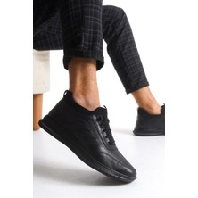 OXI Ghattix 027 Erkek Hakiki Deri Lastikli Ayakkabı