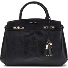 Guess Melinda Üç Bölmeli El ve Omuz Kadın Siyah El Çantası HWKL9933060-BLA