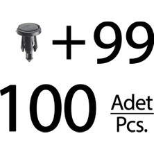 Alpha Auto Part Nissan Için Tampon Klipsi- 100 Adet