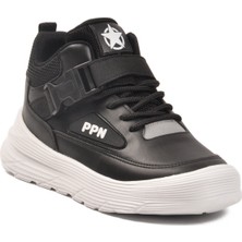 Pepino 2036 F Siyah Beyaz Cırtlı Ortopedik Erkek Çocuk Bot