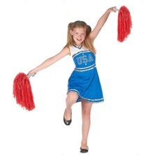 MiraLive 1 Çift ( 2 Adet ) Kırmızı Renk 23 Nisan Gösteri Ponponu