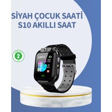 Sb Shopping S10 Siyah Akıllı Çocuk Saati Anlık Konum Takibi ve Rota Geçmişi