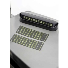 Sb Shopping Araba Park Numaratörü Araç Içi Numaralık Değiştirilebilir Çevirmeli Mini