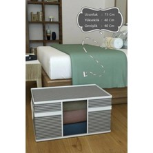 Sb Shopping Mega Boy Pencereli Hurç Çok Amaçlı Düzenleyici Saklama Kutusu 40X40X75 cm 0256