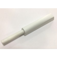 Italiana Ferramenta K-push Tech Bas Aç Itici 37 mm Silikonlu Adaptörlü Beyaz (Mıknatıslı Değildir)