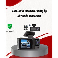 Sb Shopping Ön Arka ve Iç Kamera Dashcam 360° Kapsamlı Full Hd Araç Güvenlik Sistemi