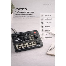 Voltico Kablosuz Bluetooth Ses Kartı – Profesyonel Canlı Yayın & Kayıt Sound Card
