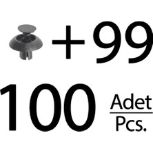 Alpha Auto Part Toyota, Lexus, Scion Için Tampon, Radyatör Izgara Klips- 100'LÜ