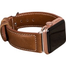 Sb Shopping Watch Uyumlu Deri Kordon 42-44-45MM Nm4-As2 Taba