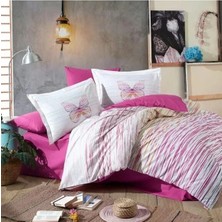 Sb Shopping Hobby Kingsize Poplin Nevresim Eldora Fuşya