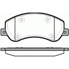 Ön Fren Disk Balata Fişli Ford Transıt V347 06-12 Vw Amarok 10-16 Mga 55259