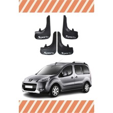 the mr east Peugeot Partner Sports Yazılı 4'lü Tozluk Çamurluk Paçalık