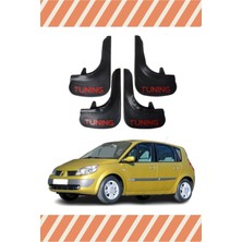 the mr east Renault Scenic Tüm Kasalar Tunıng Yazılı 4'lü Tozluk Çamurluk Paçalık