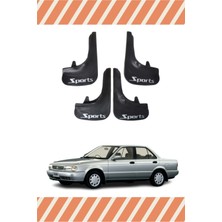 the mr east Nissan Sunny Sports Yazılı 4'lü Tozluk Çamurluk Paçalık