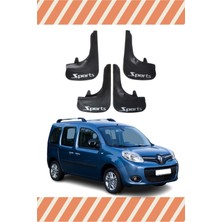 the mr east Renault Kangoo Sports Yazılı 4'lü Tozluk Çamurluk Paçalık