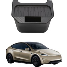 Ramm Tesla Juniper Arka Koltuk Ortasına Takılan Kapaklı Çöp Kutusu ve Saklama Alanı  Siyah