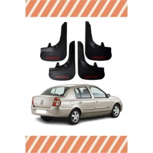 the mr east Renault Clio 2 Racing Yazılı 4'lü Tozluk Çamurluk Paçalık