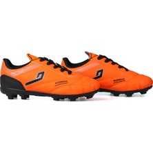 Kajila Erkek Çocuk Turuncu Halı Saha Kramponu - Bağcıklı, Rahat Konforlu ve Dayanıklı Futbol Ayakkabısı