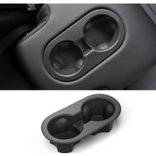 Ramm Tesla Juniper Arka Orta Konsol Sert Plastik Bardak Tutucu Siyah